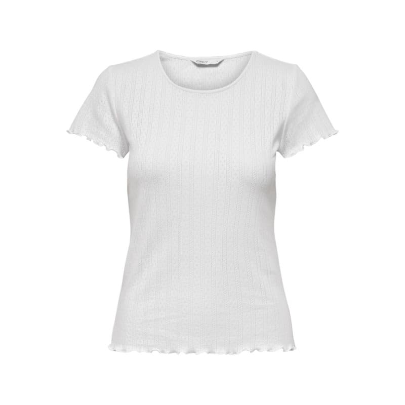 Only Carlotta Top - Hvid Hvid Xs