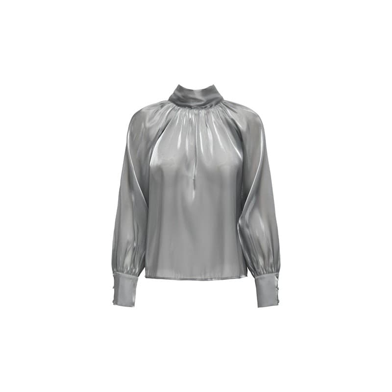 Jdy Dani Bow Top - Silver L Silver