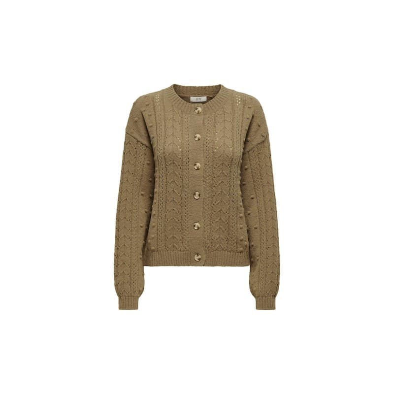 Jdy Sigrid Life Kabelstrik Cardigan - Malt Ball S Malt Ball