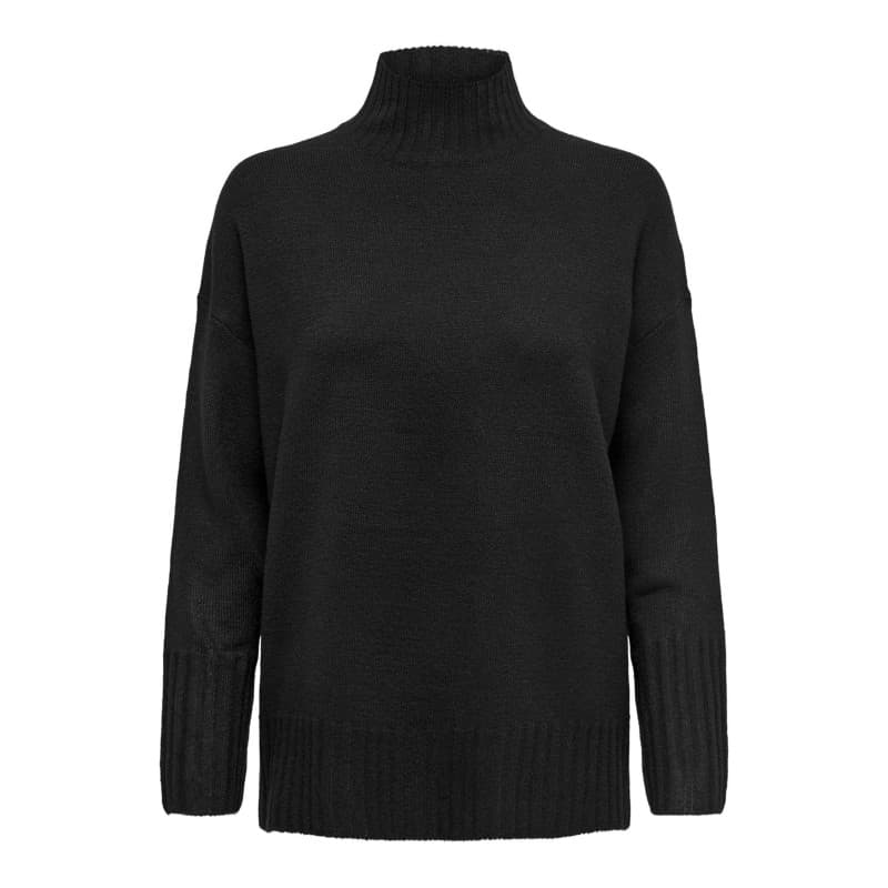 Only Gabriel L/s Højhalset Strik - Sort L Sort