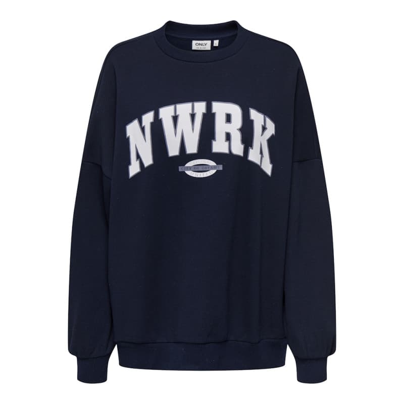 Only Deborah L/s Club Sweatshirt - Navy Blazer L Navy Blazer