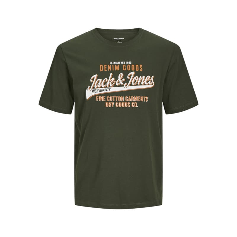 Jack & Jones Plus Size Logo T-shirt - Kombu Green Eu8xl Us6xl Kombu Green