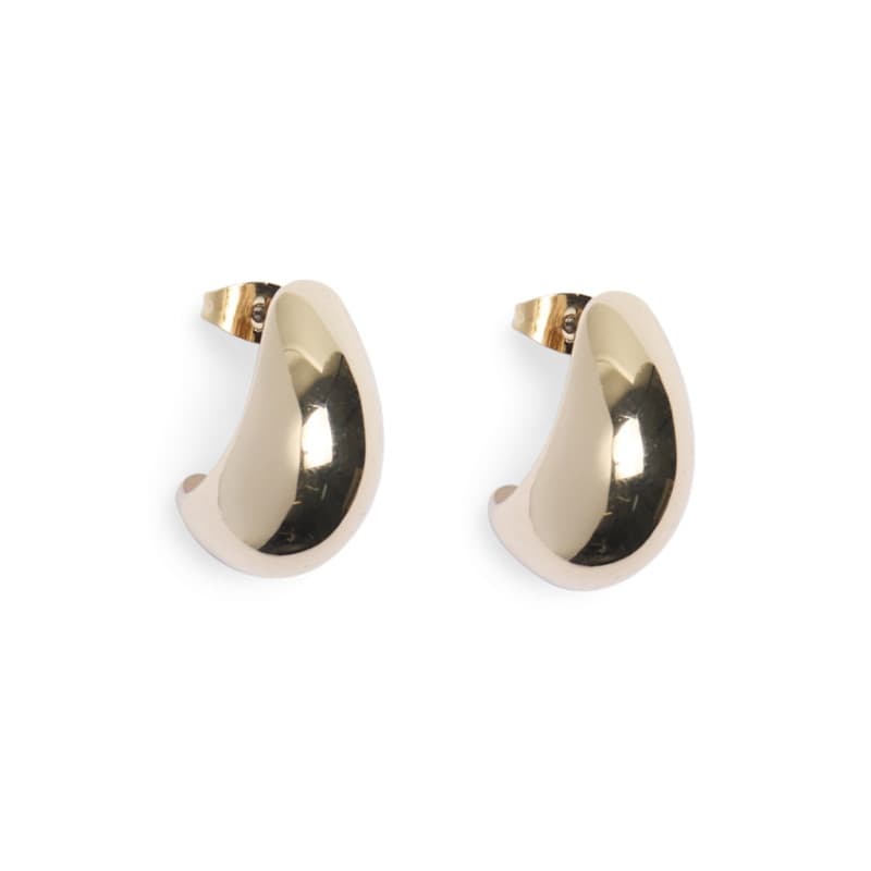 Pieces Sally Øreringe - Messing One Size Gold Colour