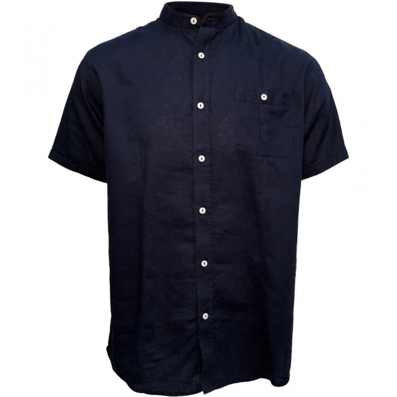 Finesmekker Plus Size Tannis Kortørmet Skjorte - Navy Navy 4xl