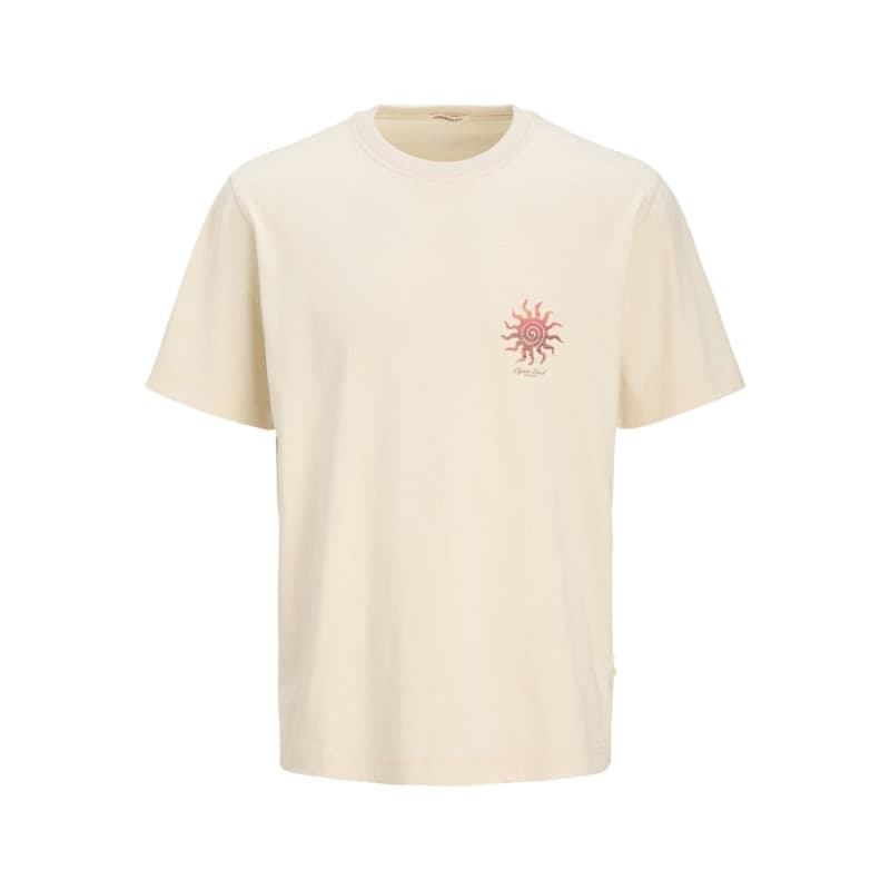 Jack & Jones Junior Canggu Summer Picture T-shirt - Ecru 128 Ecru