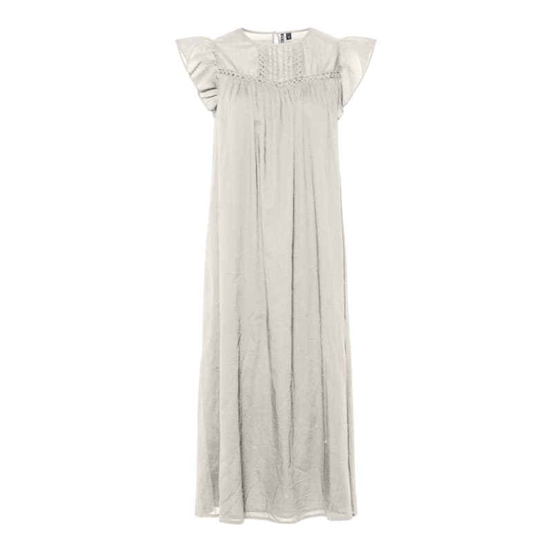 Pieces Astrid S/l Kjole - White Sand Xs White Sand