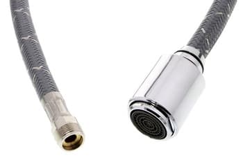 Brusehoved filo-s, krom, med slange
