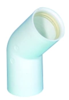 B�jning 45gr.       32mm hvid instik