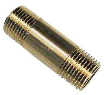 1/2 x 80 mm Nippelrør Messing