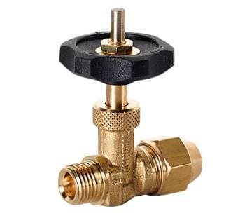 1/4 x 10 mm Smelteventil nip/kom.