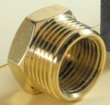 Messing nippelmuffe 1/4'x1/8'