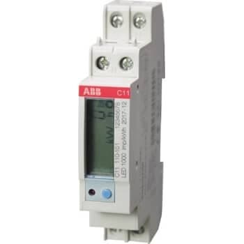 ABB El-m�ler 1P+N 40A Direkte kl.B I/O: Puls/alarm, C11 110-101 MID