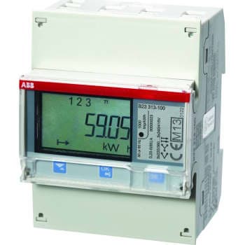 ABB El-m�ler 3 faset 65A med udgang, M-BUS B23 113-100