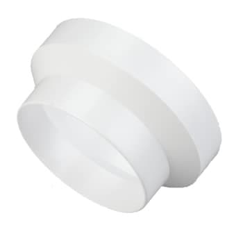 Dukadan reduktion �125-150mm hvid