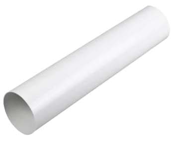 Dukadan ventilationsrør ø100x500 hvid