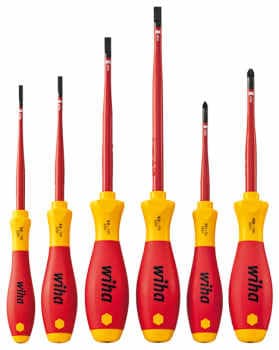 Wiha SlimFix skruetr�kkers�t 1000 V, 6 dele