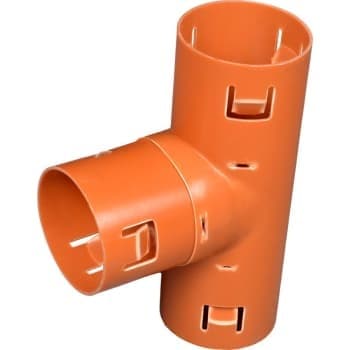 Wavin 60 x 60 mm 90 gr. PVC-drængrenrør