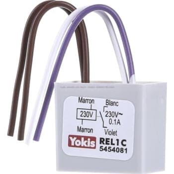 Rel� REL1C 230V, 230V/0,1A, 1 slutte kontakt