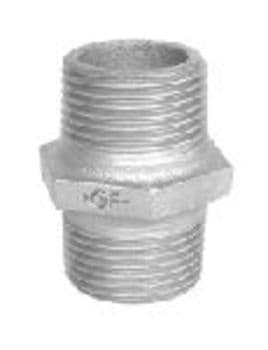 +GF+ Brystnippel Galvaniseret  3/4
