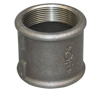 +GF+ 1.1/2" sort randmuffe