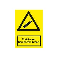 OX-ON Trykflasker fjernes ved brand