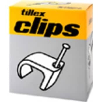 Tillex Clips 5x8/25mm-100 hvid (100 stk)