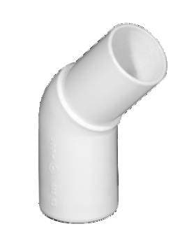 Purus indstik bøjning 32 mm 45Â° spids