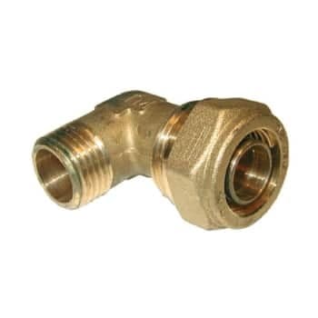 Tiemme pex vinkel 90 gr 15 x 1/2' m/nip