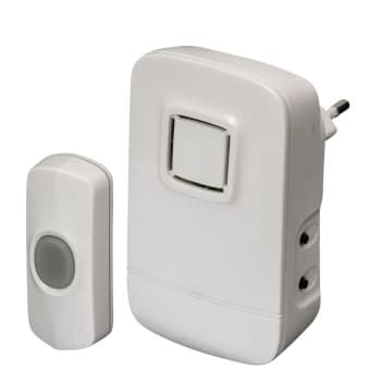Trend Tr�dl�s D�rklokke Value plug-in hvid