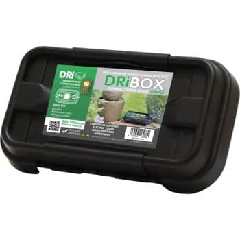 Driboks 200 small, samleboks til udend�rsbrug, sort, IP55
