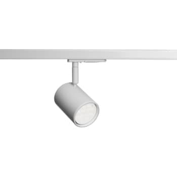Global Spot 1F Tubular alu sk�rm, GU10, hvid