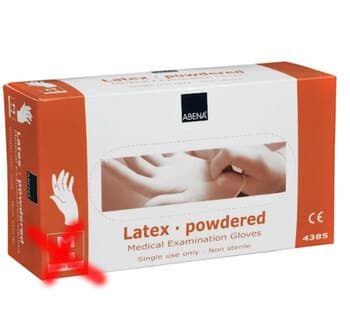 Abena Engangshandske latex XL 100stk - LAGERVARE