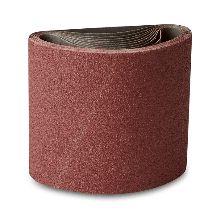 200x480mm golvslipband röd - 10 st. Korn P24