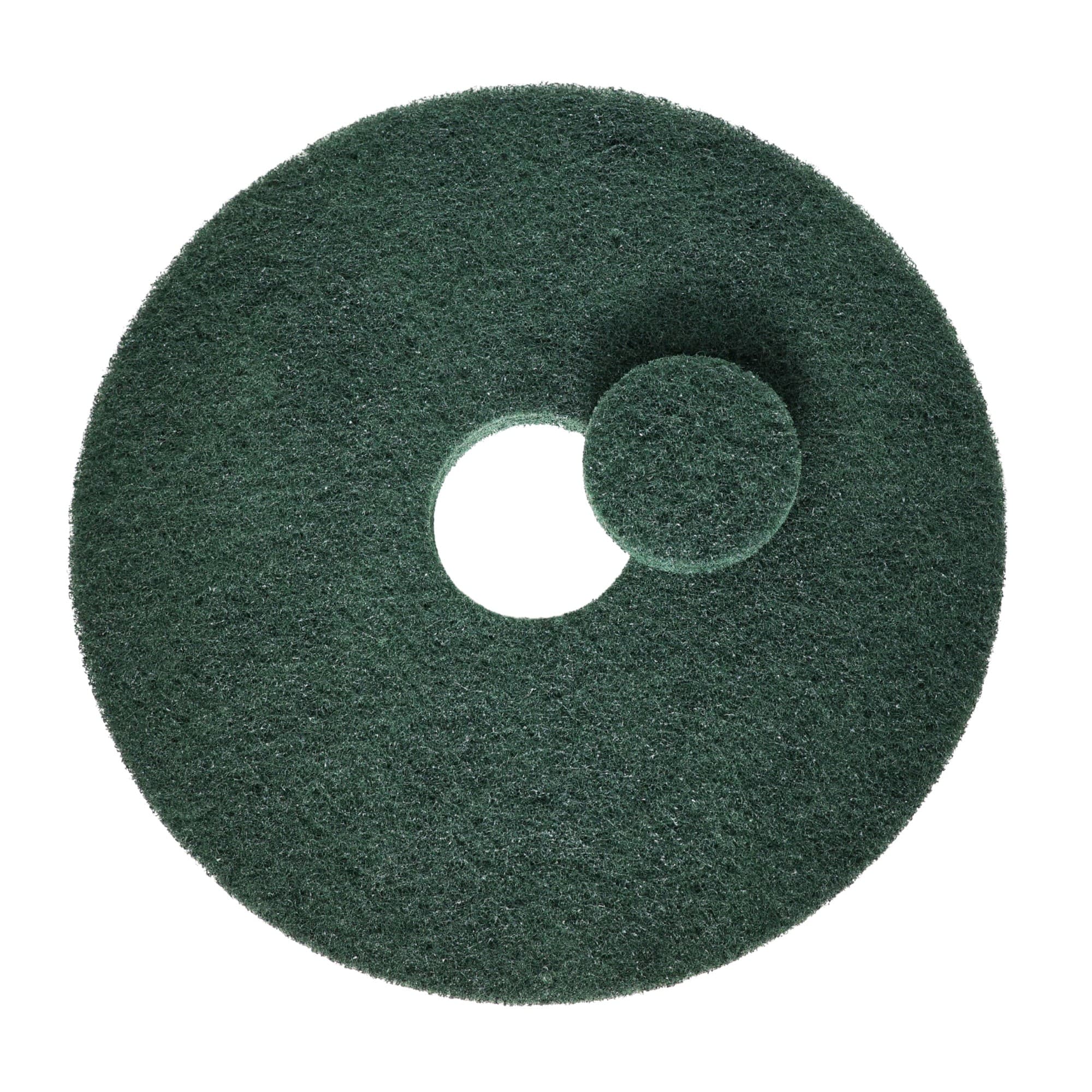 Rengörings- och polerpads 457mm / 18" Tjock Grön  5 st