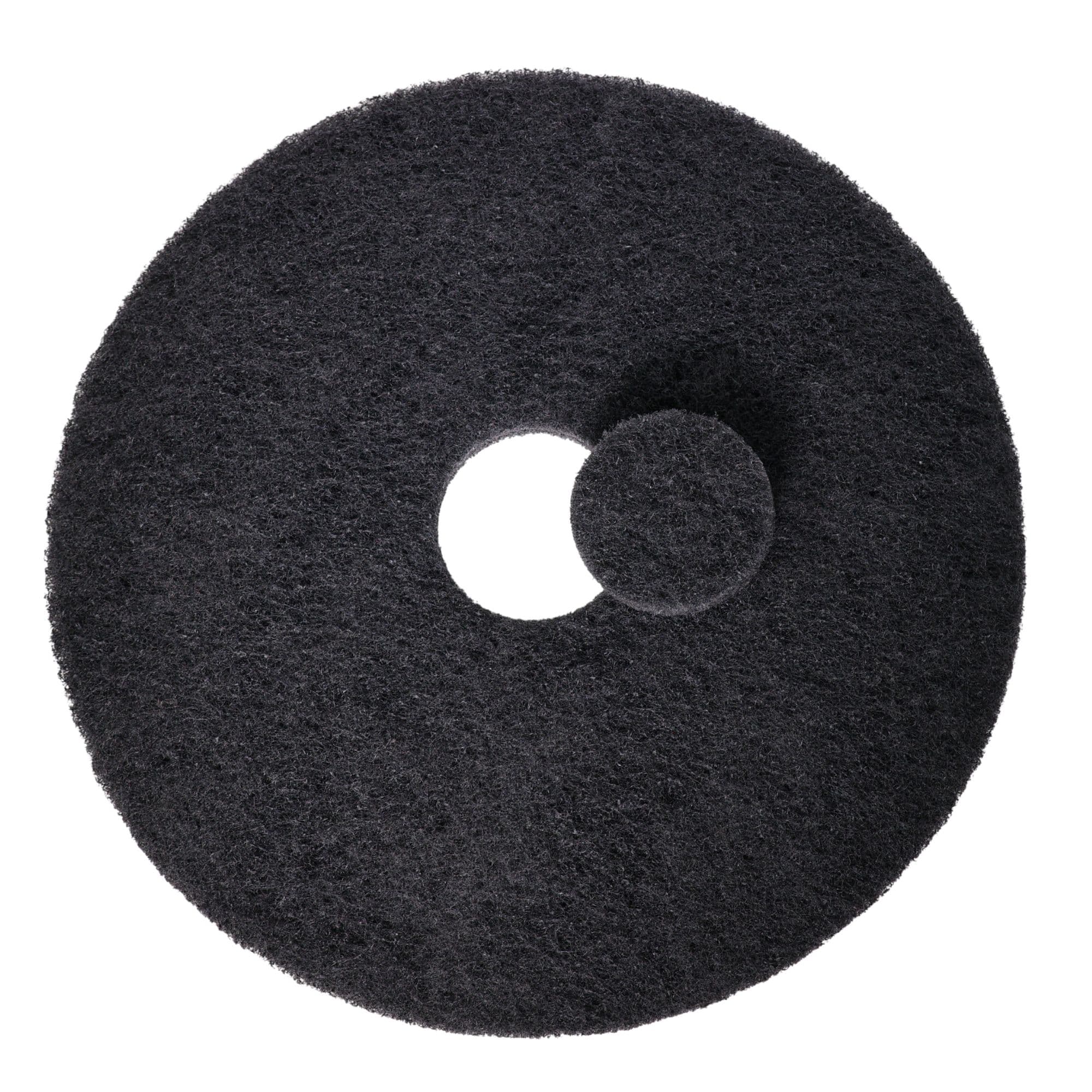 5 st.Rengörings- och polerpads 457mm / 18" Tjock Svart