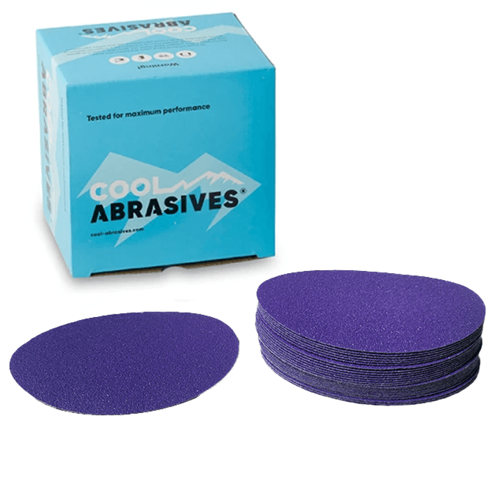 Ø115 mm Slipskivor  25 st. - Cool Violet Korn P80