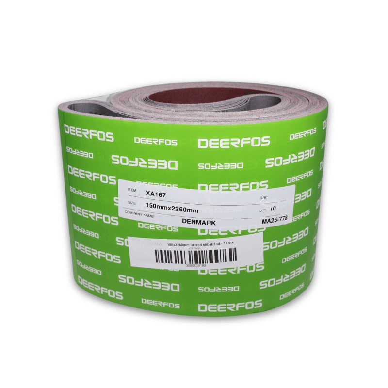 150x2260mm Duk slibband - 10 st Korn P40