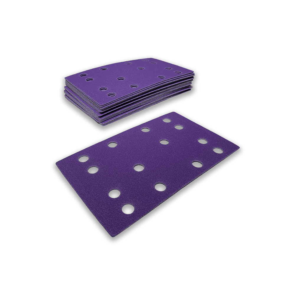 Cool Abrasives Sandpapper i ark 80x133 mm  Cool Violet (25 st) Korn P100
