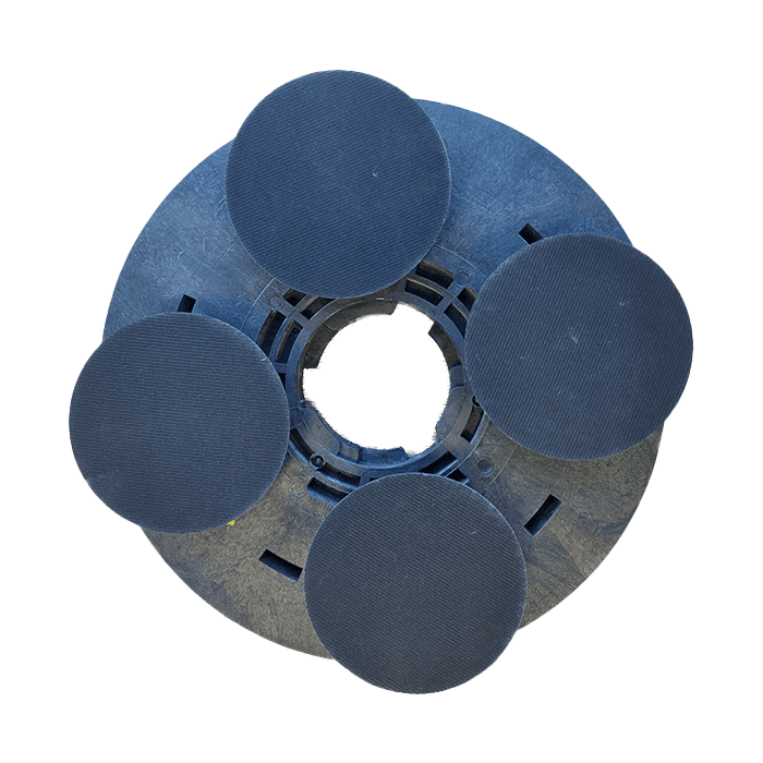 Cool Abrasives Quattro bak skiva med 4 slipskivor