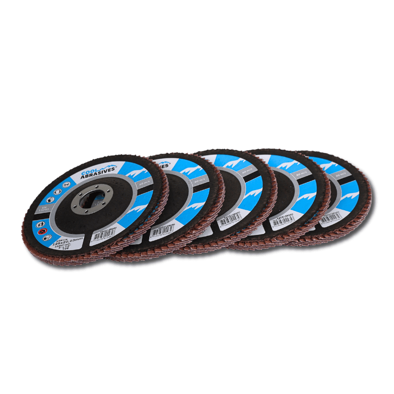Ø125mm Keramiska Lamellflapskivor (Cool Flap Disc)  - 5 st. Korn P80
