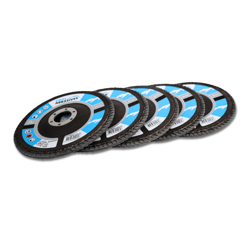 Ø125mm Zircon Cool Flap Disc - 5 st. Korn P80
