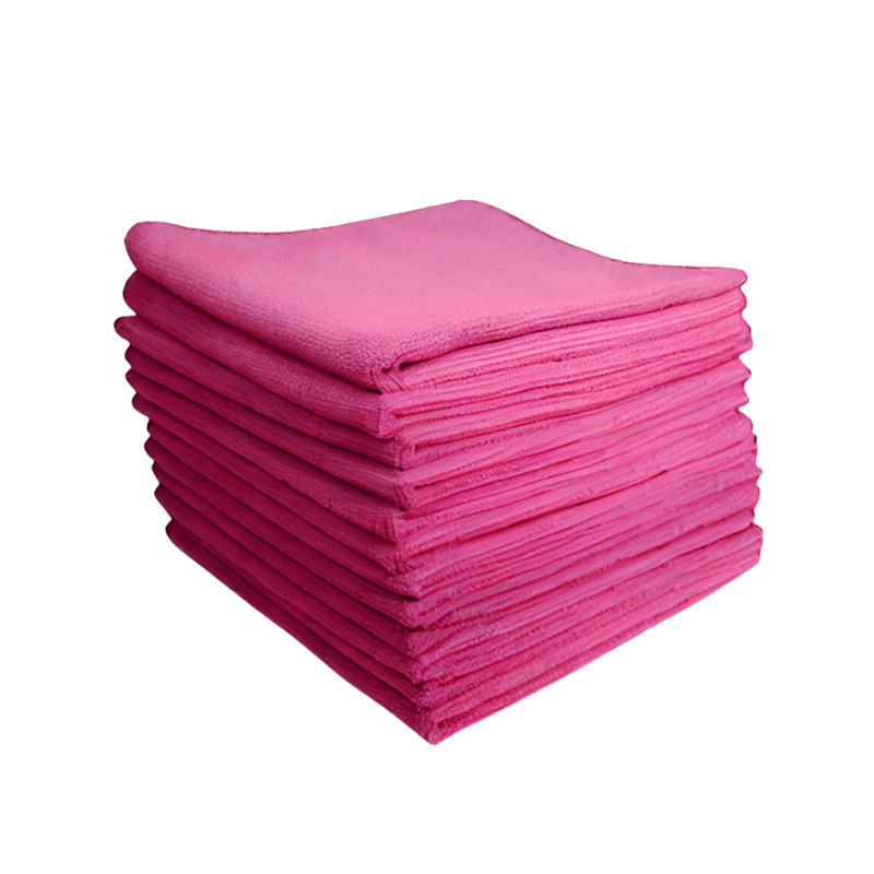 12 st. Mikrofiberdukar 38x40 cm (hög kvalitet) Fuchsia