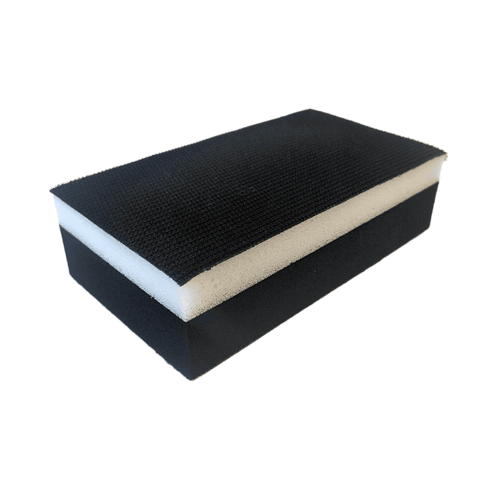 70x125mm Handslipblock med medium och mjuk sida