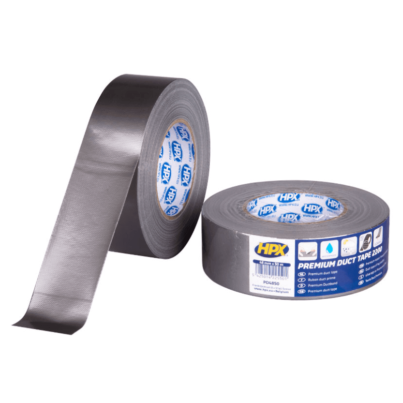Silvertejp 48 mm x 50 m (mycket kraftig) Silver