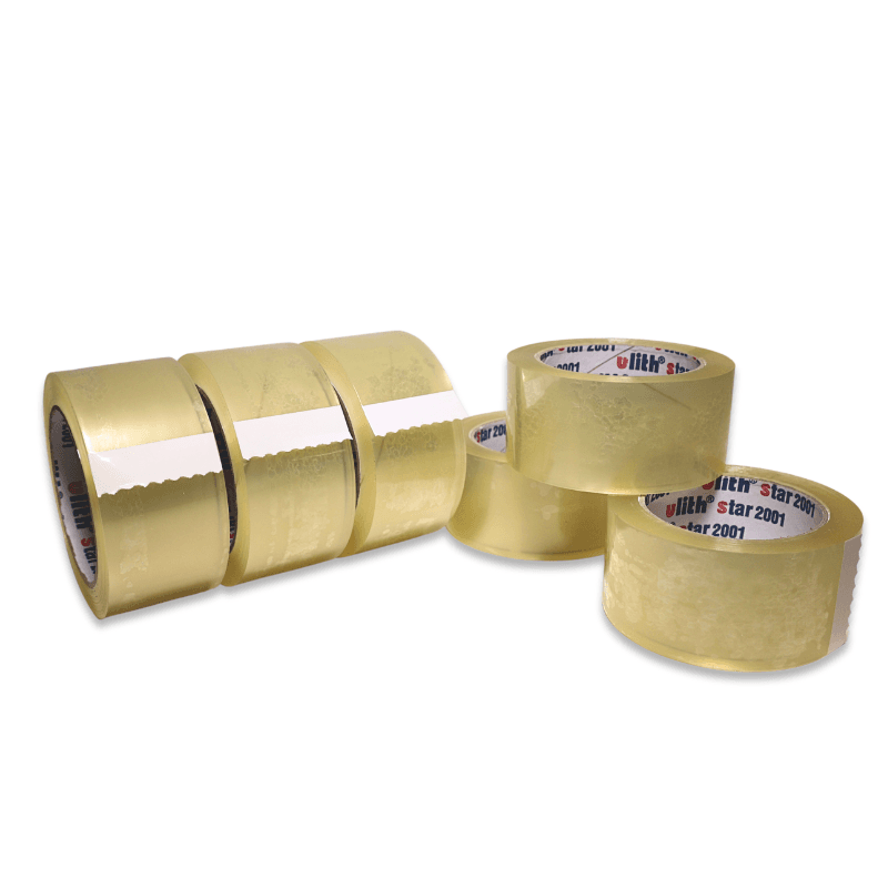 6 st - Klar förpackningstejp 48 mm