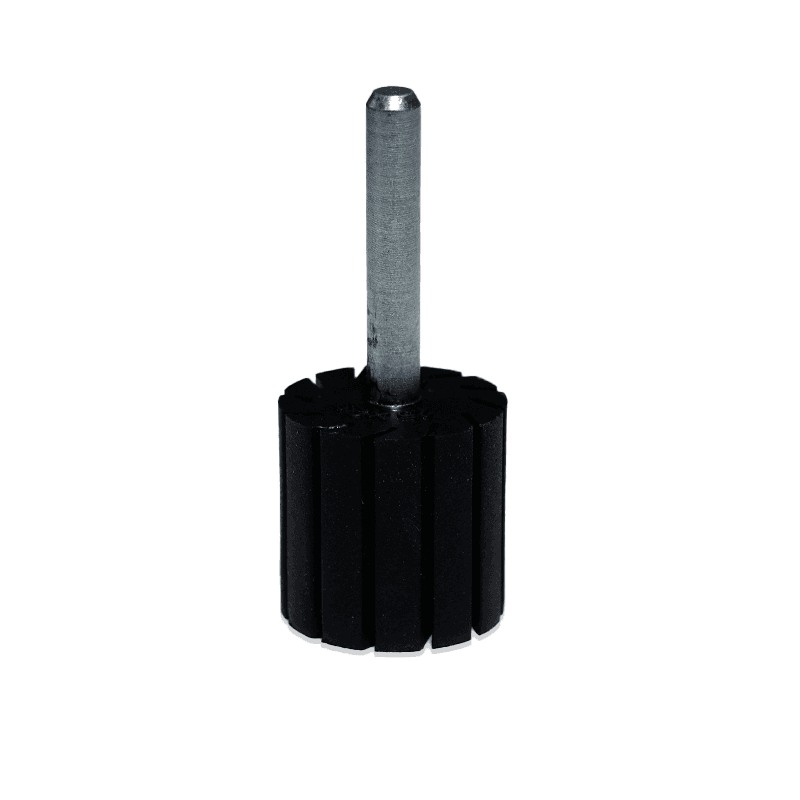 30x30mm Gummihuvud - 6mm skaft