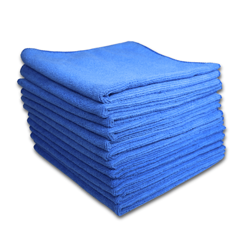 12 st. Mikrofiberdukar 38x40 cm - 12-pack (hög kvalitet) Blå