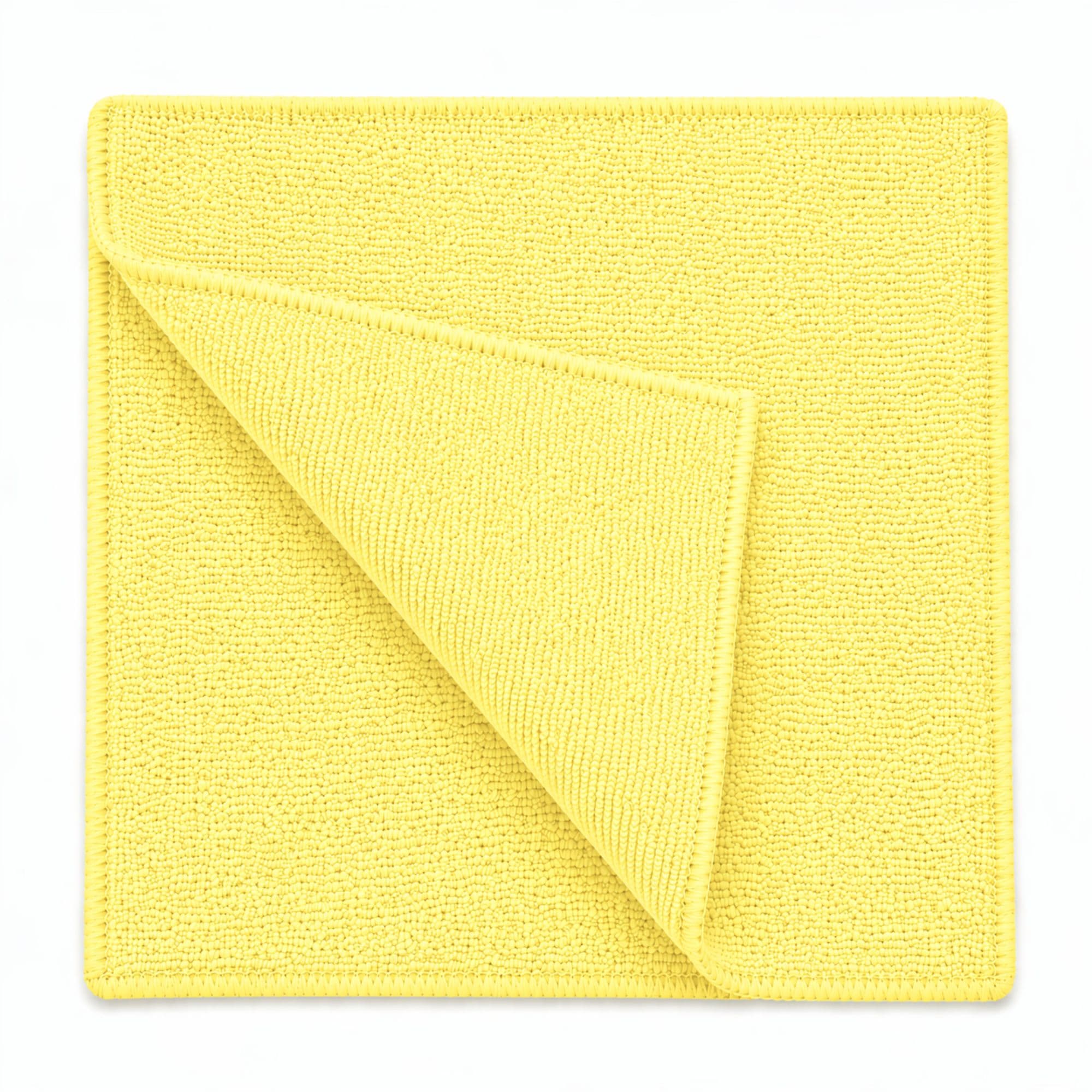 40x40cm mikrofiberklud, gul 10 st