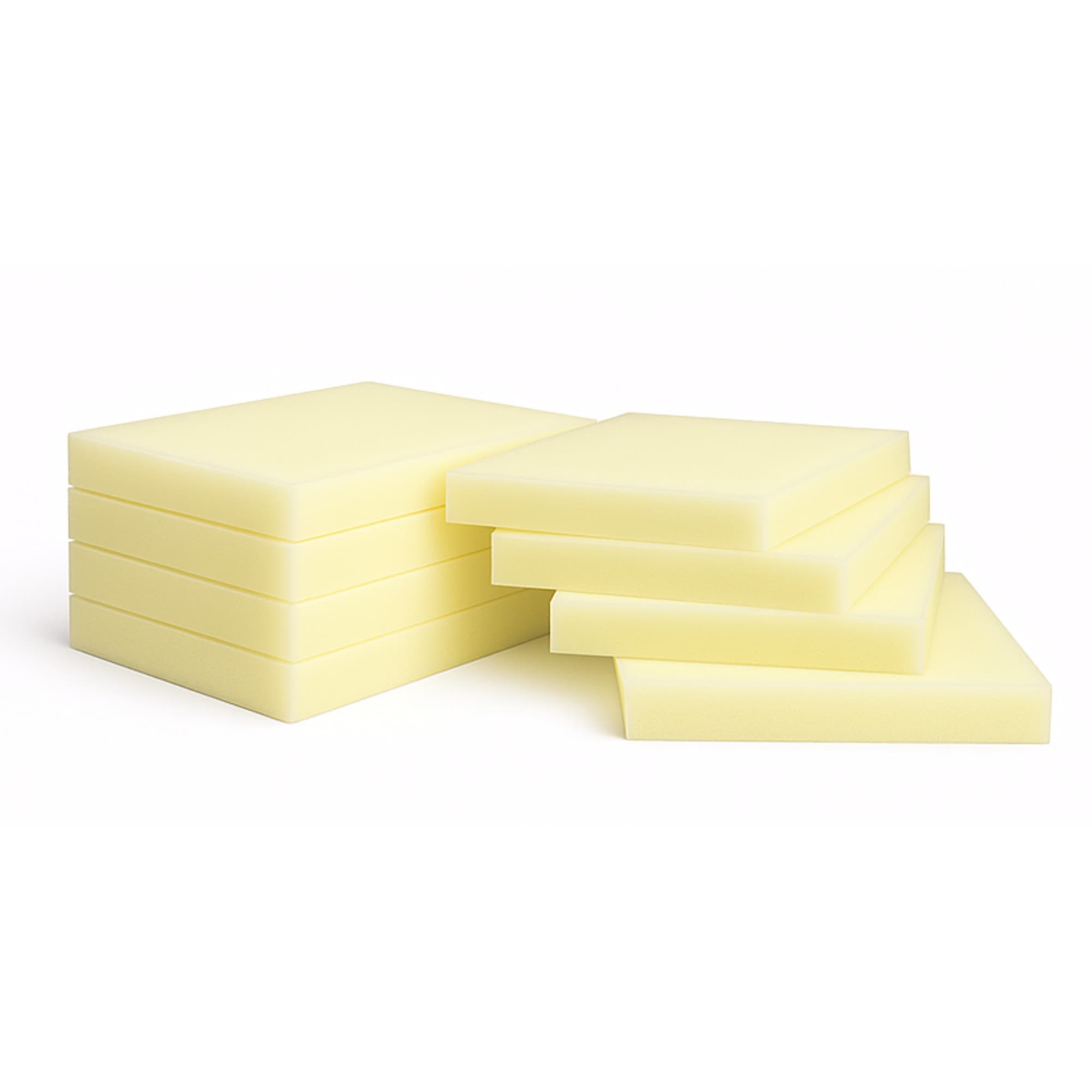Vit slipsvamp 120x98x12mm - 10st. Korn P180