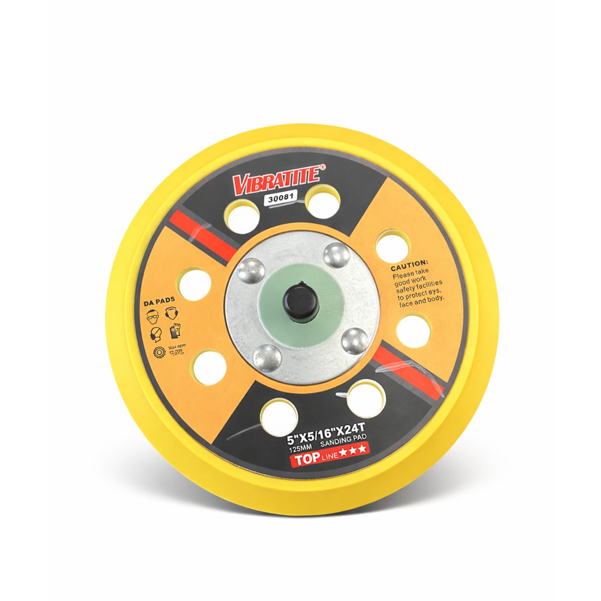 125 mm stödskiva för excenterslip - 48 hål